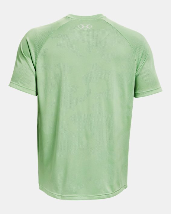 Men's UA Velocity Jacquard Short Sleeve, Green, pdpMainDesktop image number 5